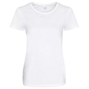 AWDis Just Cool Womens/Ladies Girlie Smooth T-Shirt / Arctic White